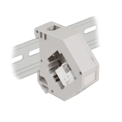 Delock DIN rail Adapter with Keystone IEC female to terminal block