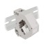 Delock DIN rail Adapter with Keystone IEC female to terminal block