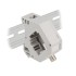 Delock DIN rail Adapter with Keystone F female to F female