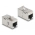 Delock Keystone Module RJ45 jack to RJ45 jack Cat.6A