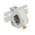 Delock DIN rail Adapter with Keystone binding post to binding post