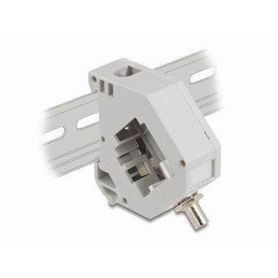 Delock DIN rail Adapter with Keystone ST Simplex female to ST Simplex female