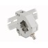 Delock DIN rail Adapter with Keystone ST Simplex female to ST Simplex female