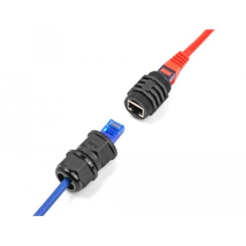 Delock RJ45 Cat.6A Built-in module IP67 dust and waterproof