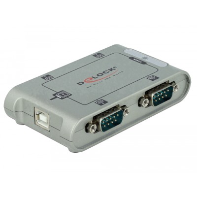 Delock USB 2.0 to 4 x serial adapter