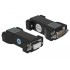 Delock Converter 1 x Serial RS-232 DB9 female to 1 x Serial TTL / CMOS 5 V DB9 male with ESD protection 3 kV and extended temper