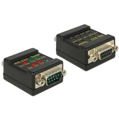 Delock RS-232 Tester DB9 female  DB9 male