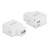 Delock Keystone Module USB Type-A Charging Port 2.1 A white
