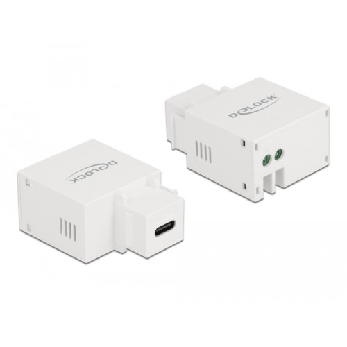 Delock Keystone Module USB Type-C™ Charging Port 2.1 A white