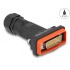 Delock D-Sub HD 26 pin male with housing IP67 waterproof