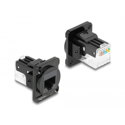 Delock D-Type Module RJ45 Cat.6A female to LSA female