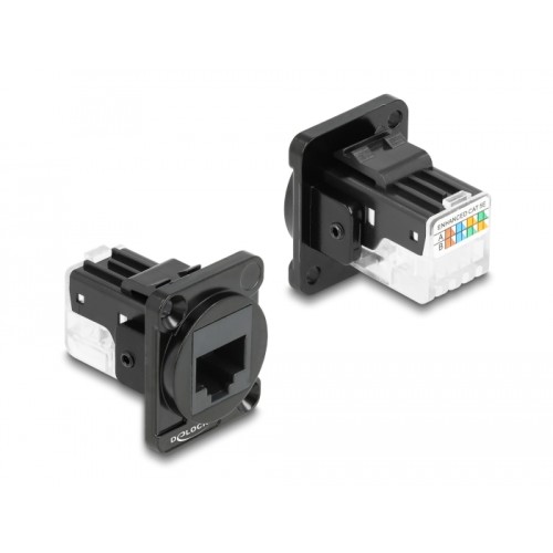 Delock D-Type Module RJ45 Cat.6A female to LSA female