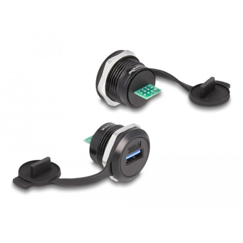 Delock USB 3.2 Gen 1 Type-A to PCB built-in connector with protective dust cap