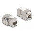 Delock Keystone Module RJ45 jack to LSA Cat.6A with LED