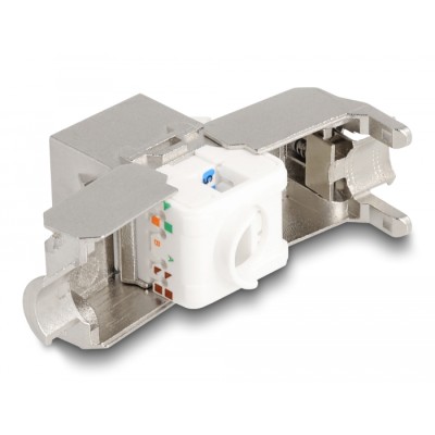 Delock Keystone Module RJ45 jack to LSA Cat.6A with LED 2