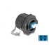 Delock Optical fiber bulit-in connector LC Duplex to LC Duplex with protective cap Single-mode IP68 dust and waterproof
