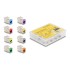Delock Keystone Modul RJ45 jack to LSA Cat.6A toolfree assorted colours set 8 pieces