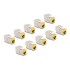 Delock Keystone Modul RJ45 jack to LSA Cat.6A toolfree yellow set 10 pieces