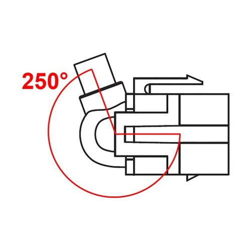 Delock Keystone Module USB 5 Gbps A female to USB Type-C™ male with cable