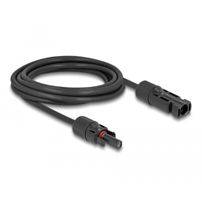 Delock DL4 Solar Cable 6 mm² male to female 3 m black 2