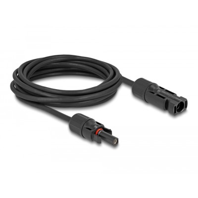 Delock DL4 Solar Cable 4 mm² male to female 5 m black 2