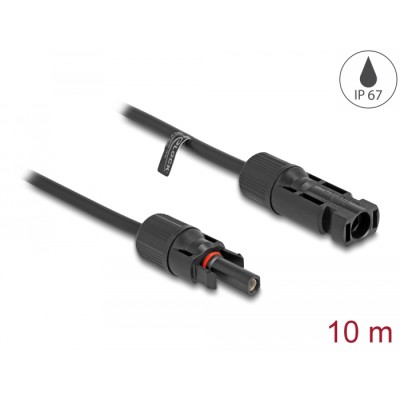 Delock DL4 Solar Cable 4 mm² male to female 10 m black