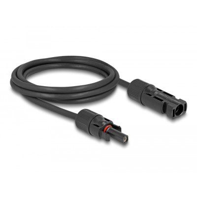 Delock DL4 Solar Cable 4 mm² male to female 2 m black 2