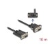 Delock Serial Cable RS-232 D-Sub9 female to D-Sub9 female Power Connection at Pin 9 10 m