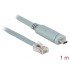 Delock Adapter USB 2.0 Type-C™ male > 1 x Serial RS-232 RJ45 male 1.0 m grey