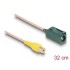 Delock Cable FAKRA E jack to RCA jack RG-179 32 cm
