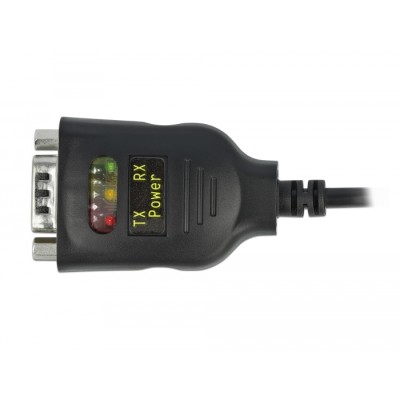 Delock Adapter USB Type-C™ to 2 x Serial RS-232 DB9 with 15 kV ESD protection 2