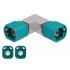 Delock Adapter HSD Z male to HSD Z male angled