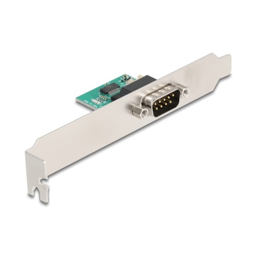 Delock USB to RS-232 Converter FTDI FT231XS USB 2.0 pin header male to D-Sub 9 male with standard bracket and cable 30 cm