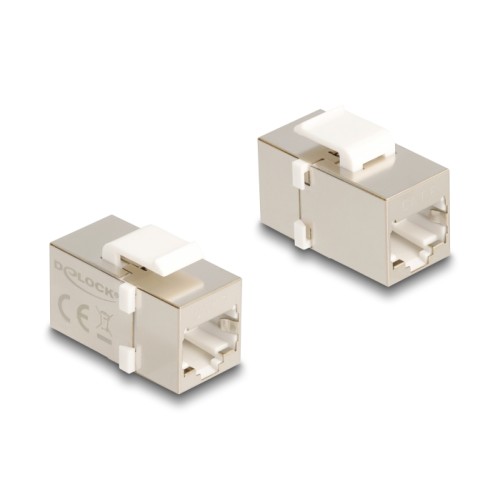 Delock Keystone Module RJ45 jack to RJ45 jack Cat.6 FTP