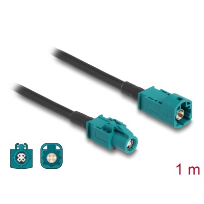 Delock Cable HSD Z male to HSD Z female 1 m