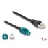 Delock Cable HSD Z female to RJ45 plug 1 m