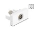Delock Easy 45 Module IEC male to F female white