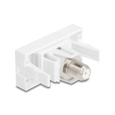 Delock Easy 45 Module IEC female to F female white 2