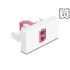 Delock Easy 45 Module LC Duplex female to LC Duplex female white / violet