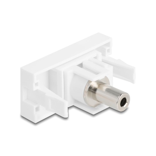 Delock Easy 45 Module stereo jack female 3.5 mm 3 pin to stereo jack female 3.5 mm 3 pin white