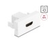 Delock Easy 45 Module HDMI female to HDMI female 4K 60Hz white