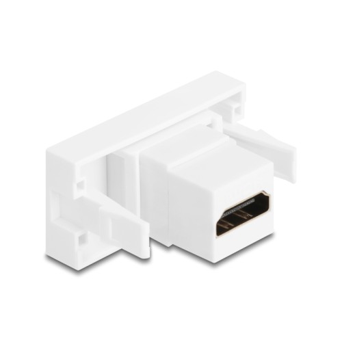 Delock Easy 45 Module HDMI female to HDMI female 4K 60Hz white
