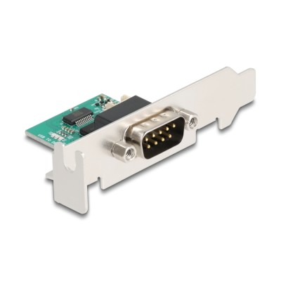 Delock USB to RS-232 Converter FTDI FT231XS USB 2.0 pin header male to D-Sub 9 male with low profile bracket and cable 30 cm