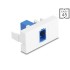 Delock Easy 45 Module SC Simplex female to SC Simplex female blue / white