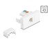 Delock Easy 45 Module RJ12 jack to LSA UTP white