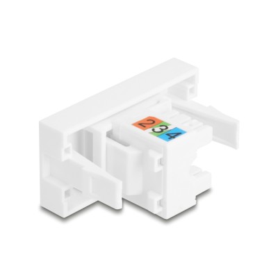 Delock Easy 45 Module RJ12 jack to LSA UTP white 2