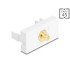Delock Easy 45 Module RP-SMA female to RP-SMA female white