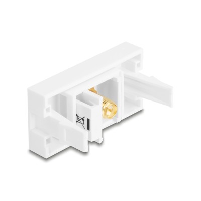 Delock Easy 45 Module RP-SMA female to RP-SMA female white 2