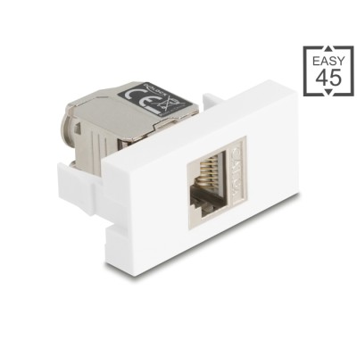 Delock Easy 45 Module RJ45 jack to LSA Cat.6A with LED