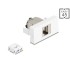 Delock Easy 45 Module RJ45 jack to LSA Cat.6A STP with locking clip and cable tie-free